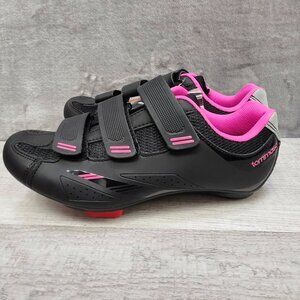 Tommaso Pista Cycling Shoes Women Size 40 (US 9) Black Pink NWOB
